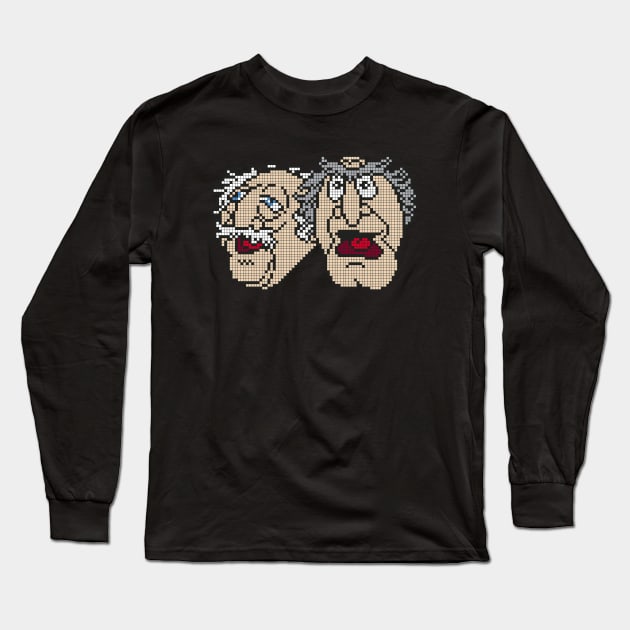 POXELART - Statler and Waldorf for president Long Sleeve T-Shirt by JigongNumpuk